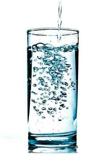 glass of water